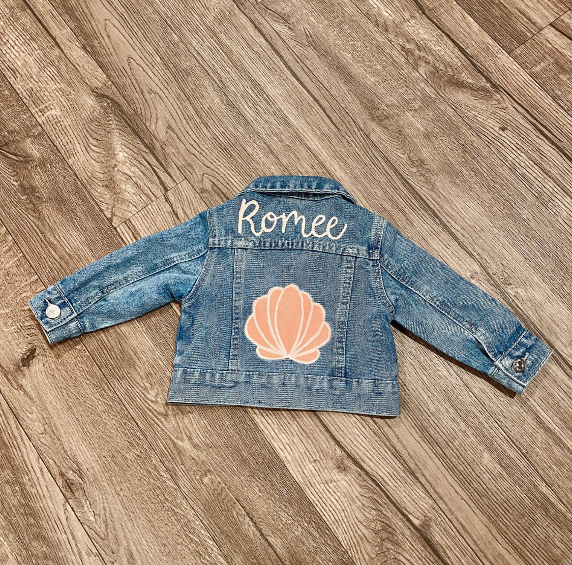 Beach Seashell Denim Jacket