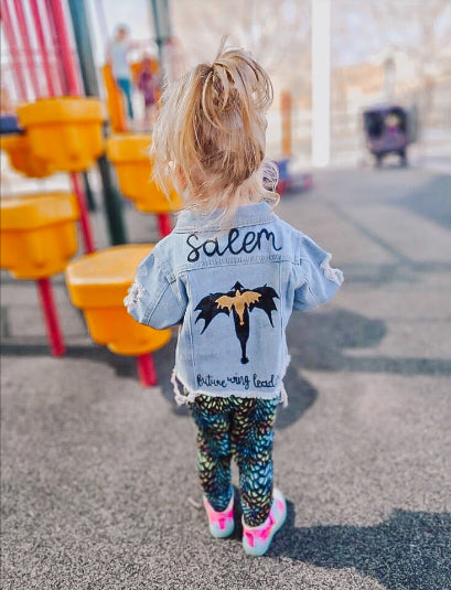 Fourth Wing Toddler Denim Jacket