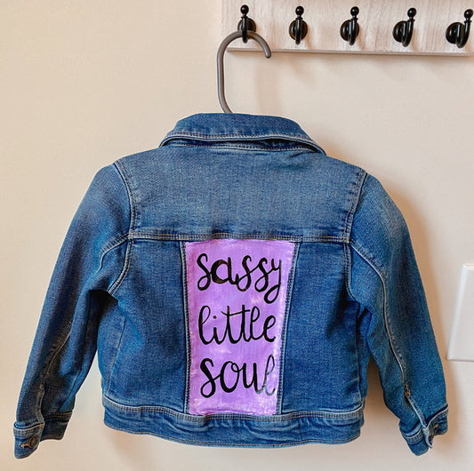 Sassy little soul denim jacket