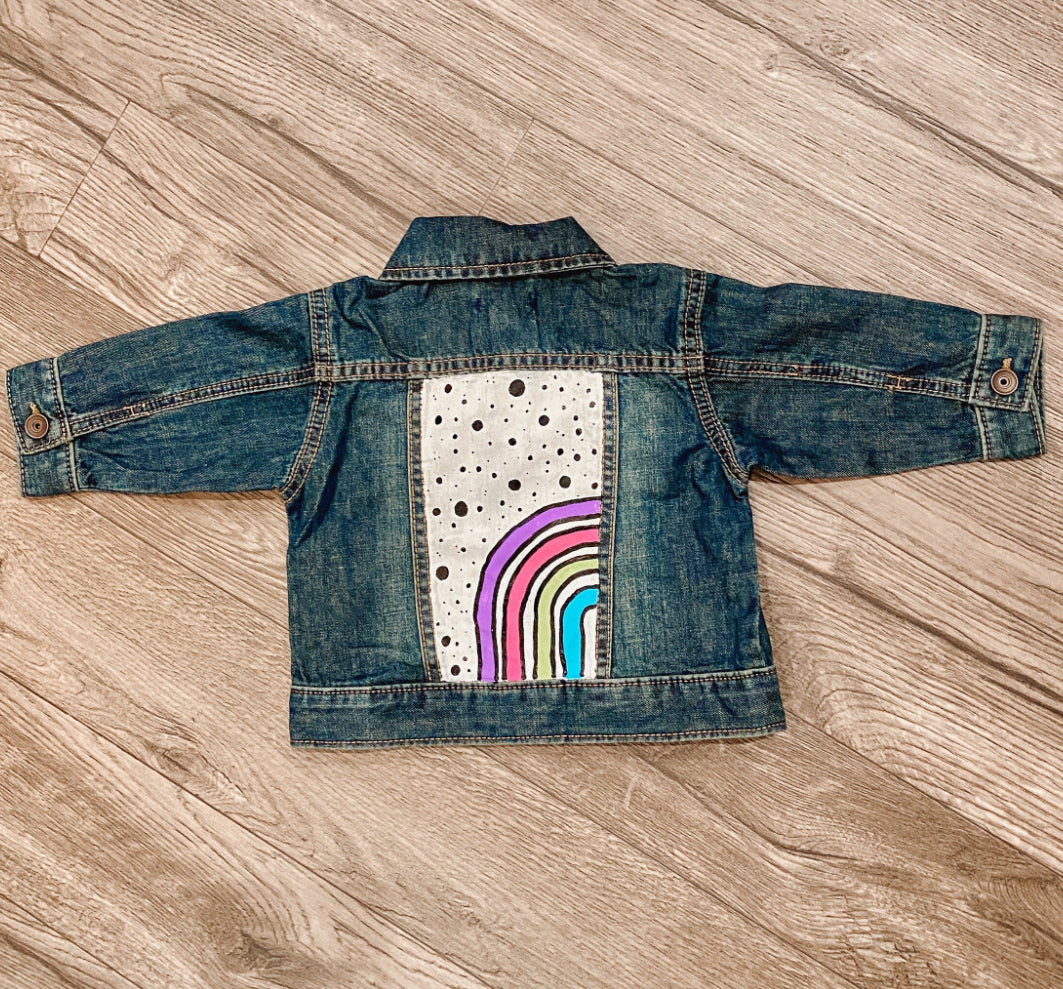 Rainbow Denim Jacket