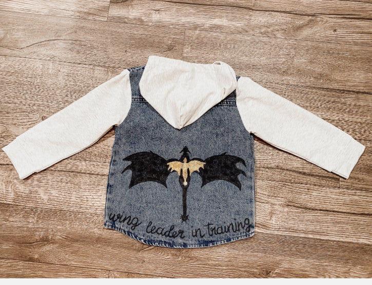 Fourth Wing Toddler Denim Jacket